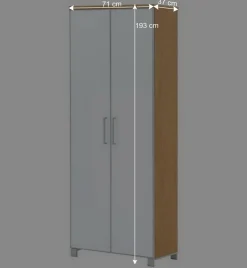 Wohnen Flurgarderobenset Wynoca in Weiß Glas beschichtet (fünfteilig)