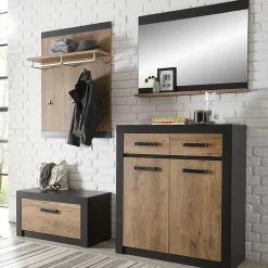 Wohnen Flurmöbel Kombi modern - Ebrican (vierteilig)