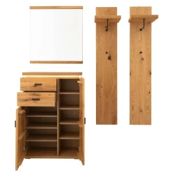 Wohnen Flurmöbel Kombination teilmassiv - Robats (vierteilig)