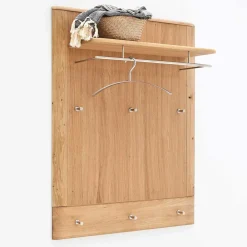 Wohnen Flurmöbel Set in Eiche Bianco - Mabasa (fünfteilig)