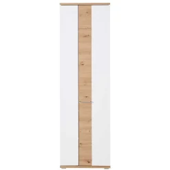 Wohnen Flurmöbel Set in Weiß & Wildeiche - Symbrosia (fünfteilig)