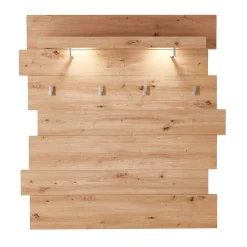 Wohnen Flurmöbel Set in Weiß & Wildeiche - Symbrosia (fünfteilig)