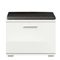 Wohnen Flurmöbel Set in Weiß HG - Rugova (vierteilig)