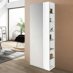 Wohnen Schuhschränke*Flurschrank für Schuhe in Weiß mit Regal - Bilboa