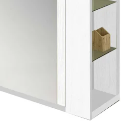 Wohnen Schuhschränke*Flurschrank für Schuhe in Weiß mit Regal - Bilboa