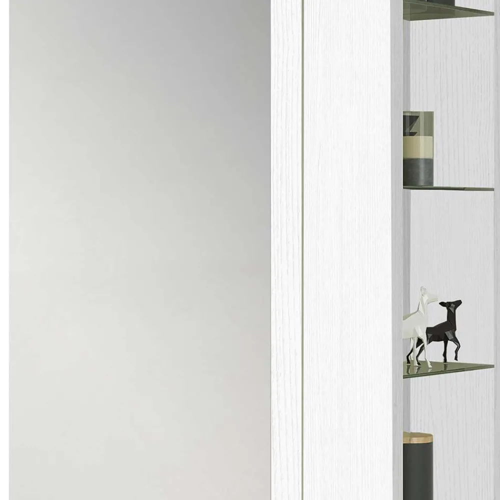 Wohnen Schuhschränke*Flurschrank für Schuhe in Weiß mit Regal - Bilboa