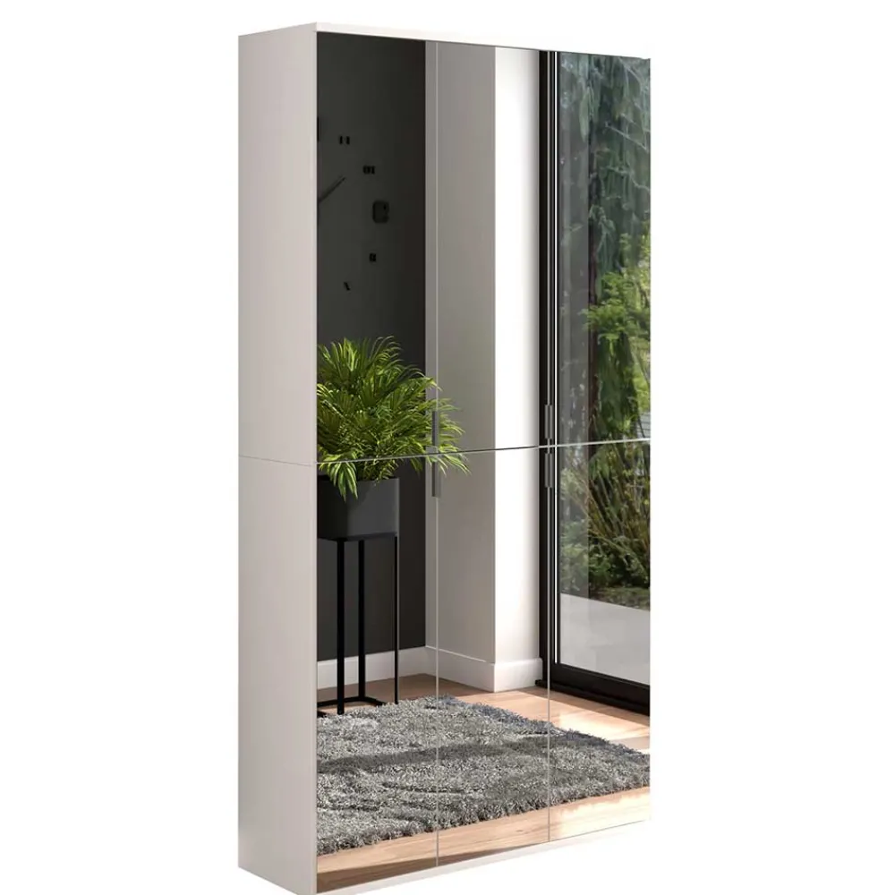 Wohnen Garderobenschränke*Flurschränke mit Spiegelfronten - Ejulia (zweiteilig)