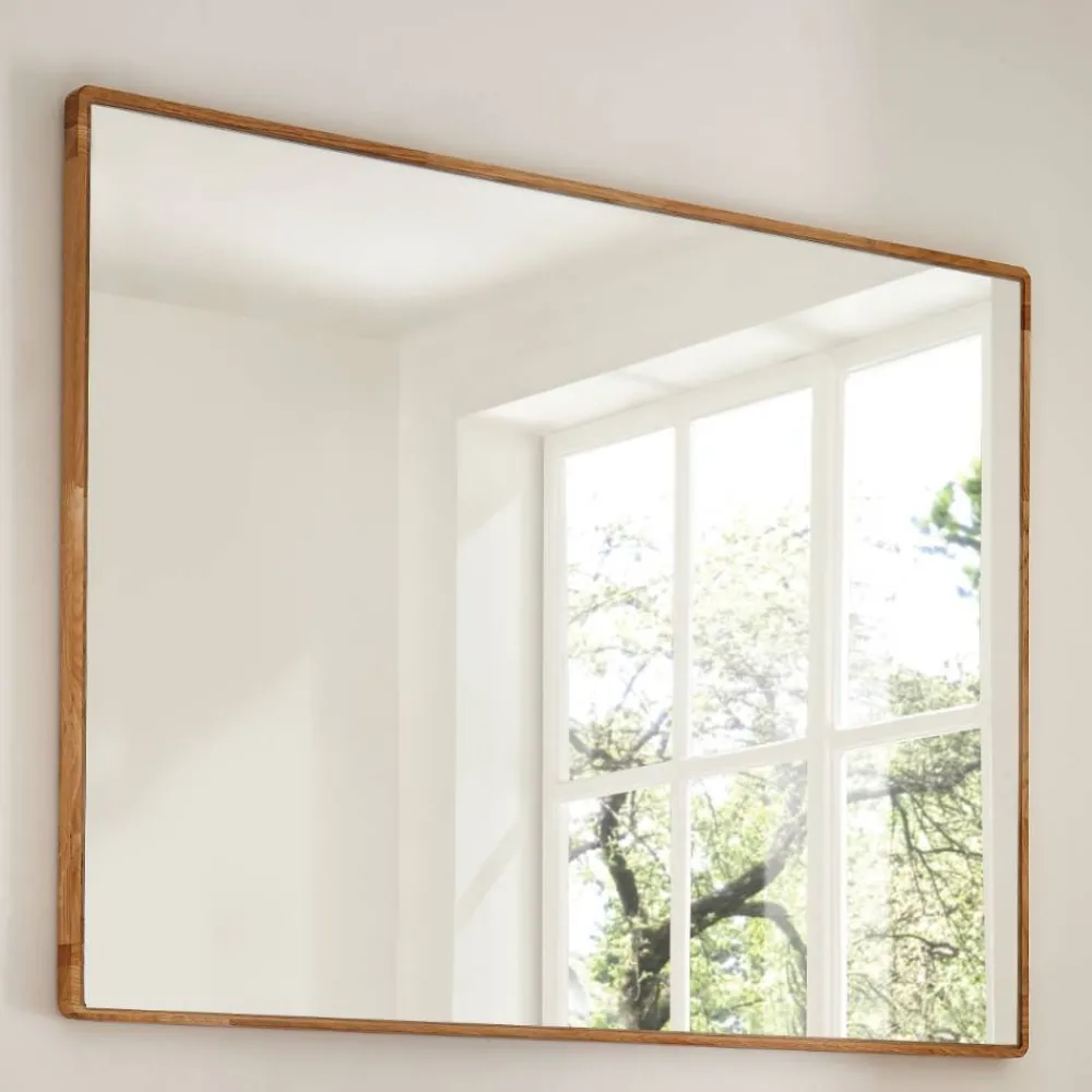 Wohnen Flurspiegel mit dünnem Holzrahmen - Darcona