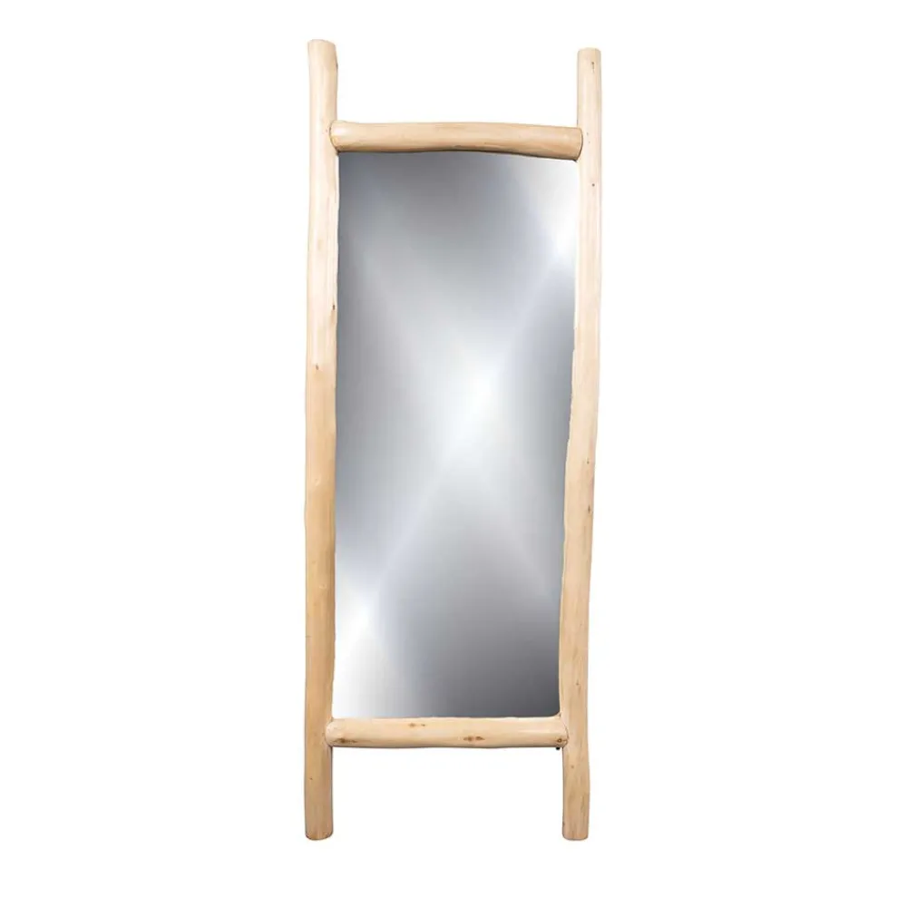 Wohnen Flurspiegel mit Eukalyptusholz Rahmen - Navua