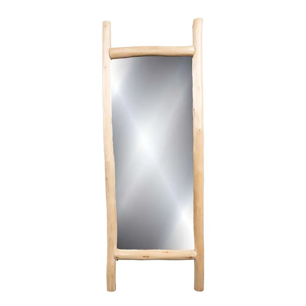 Wohnen Flurspiegel mit Eukalyptusholz Rahmen - Navua