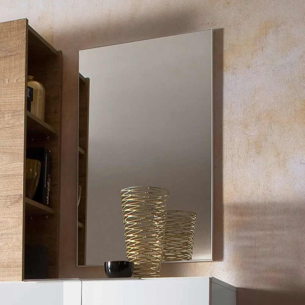 Wohnen Flurspiegel Vilicita mit schmalem Rahmen