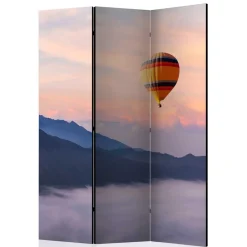Wohnen Wohnzimmer-Regale|Paravents*Foto Paravent Heißluftballon über Bergen - Akura