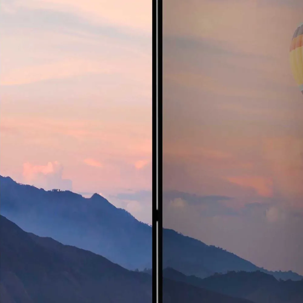 Wohnen Wohnzimmer-Regale|Paravents*Foto Paravent Heißluftballon über Bergen - Akura