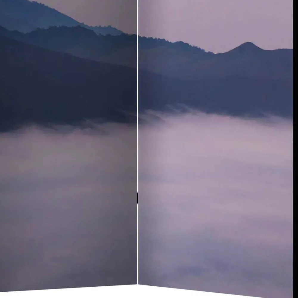 Wohnen Wohnzimmer-Regale|Paravents*Foto Paravent Heißluftballon über Bergen - Akura