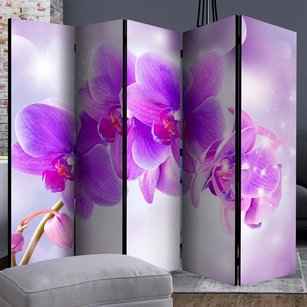 Wohnen Fotodruck Leinwand Paravent mit Orchideen - Casper