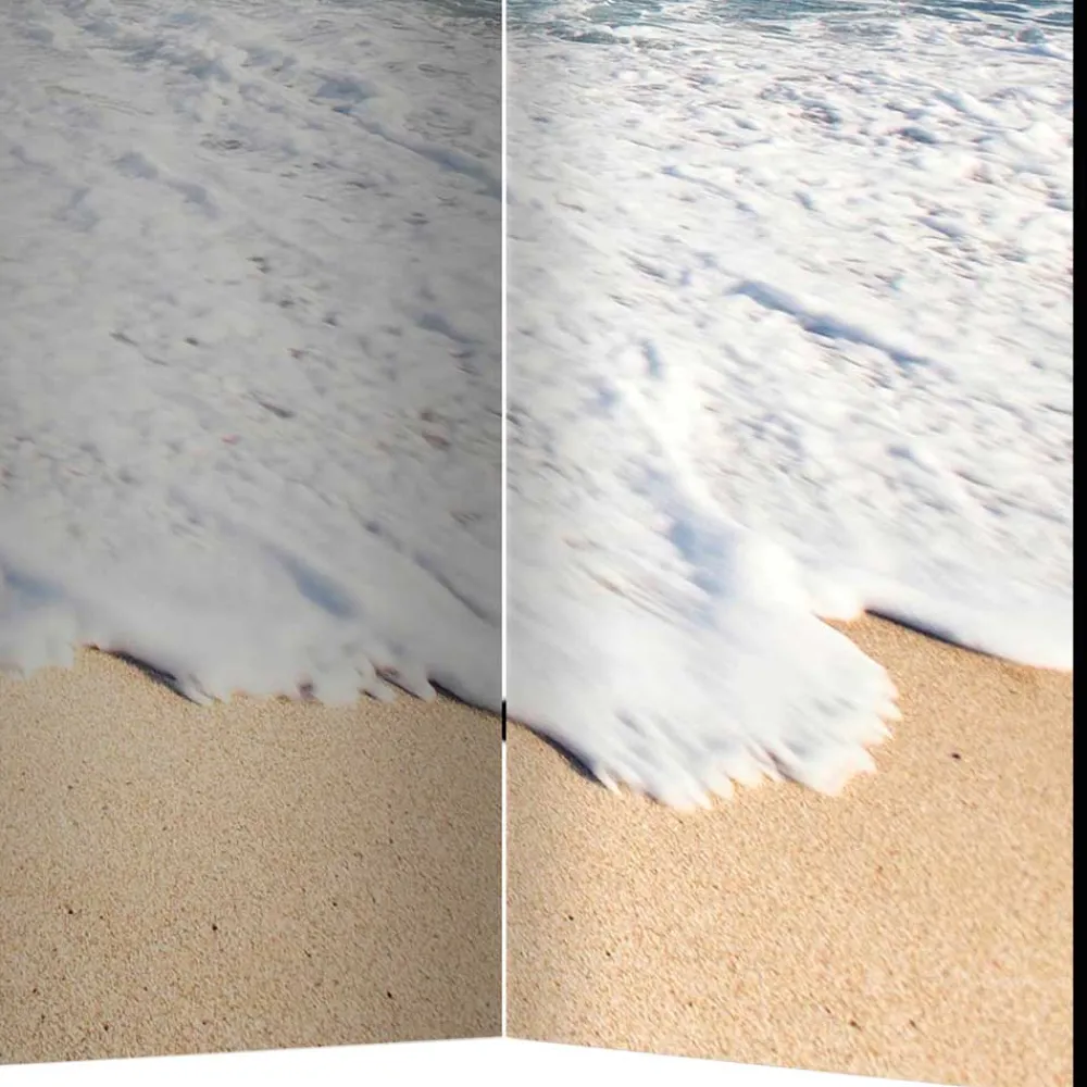 Wohnen Fotodruck Paravent Strand & Meer & Wellen - Linstead