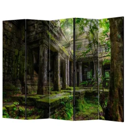 Wohnen Wohnzimmer-Regale|Paravents*Foto-Paravent Preah Khan Temple Kambodscha - Fieno