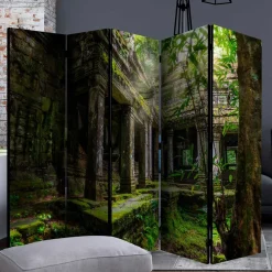 Wohnen Wohnzimmer-Regale|Paravents*Foto-Paravent Preah Khan Temple Kambodscha - Fieno