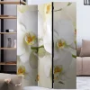 Wohnen Fotoprint Leinwand Paravent Weiße Orchideen - Aury