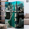 Wohnen Wohnzimmer-Regale|Paravents*Fotoprint Paravent Großstadt am Meer - Tselesto