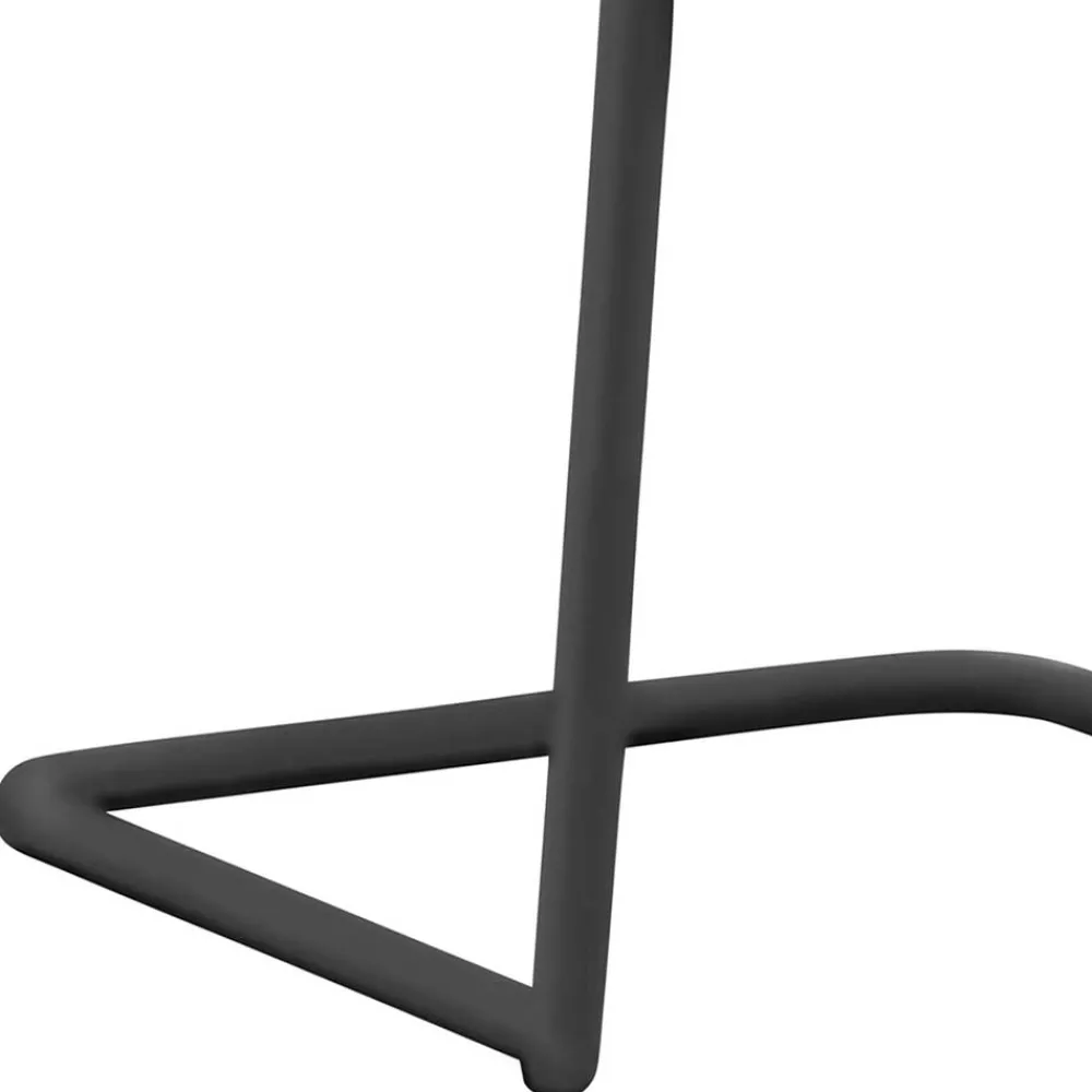 Wohnen Freischwinger Stapelstuhl in Türkis Stoff - Alino