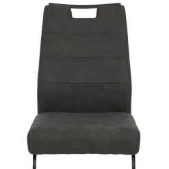 Wohnen Schwarze Möbel|Küchenstühle*Freischwinger Stuhl mit hoher Lehne - Ivros (Set)