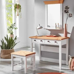 Wohnen Frisiertisch & Hocker & Spiegel - Sibiuta (dreiteilig)