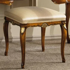 Wohnen Italienische Möbel|Schminktische*Frisiertisch & Hocker im Italienischen Stil - Carlenna (zweiteilig)