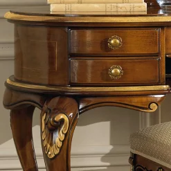 Wohnen Italienische Möbel|Schminktische*Frisiertisch & Hocker im Italienischen Stil - Carlenna (zweiteilig)