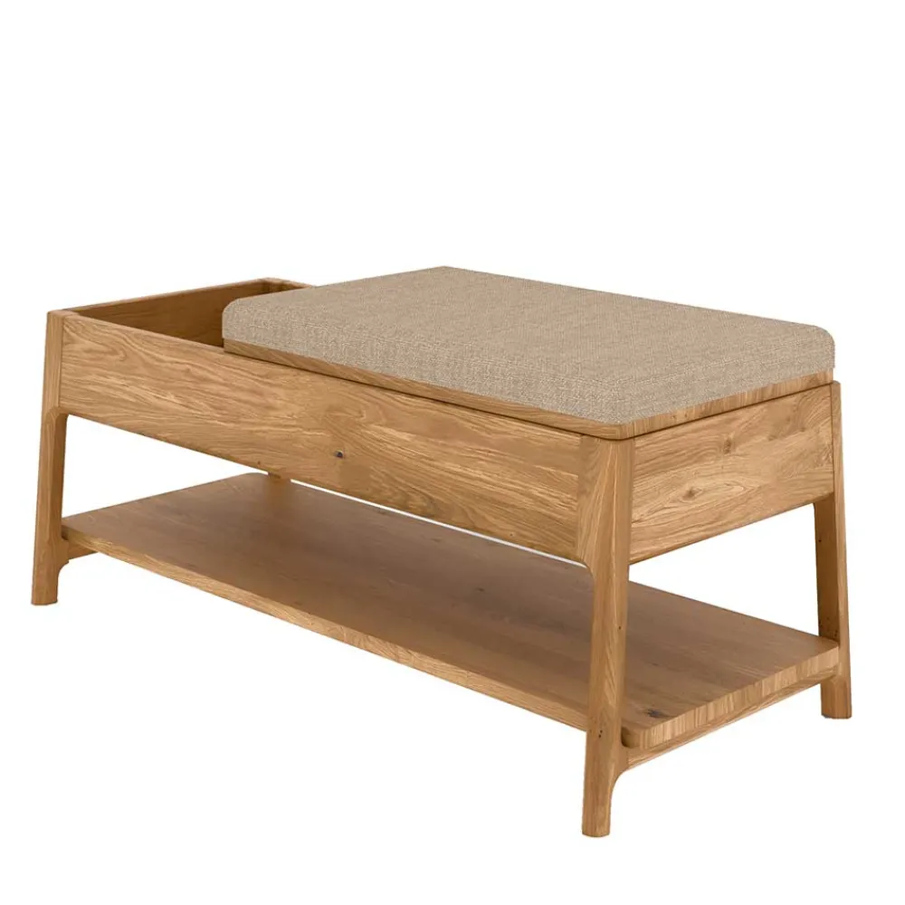 Wohnen Küchenbänke|Esszimmerbänke*Funktionelle Schlafzimmerbank aus Wildeiche - Laida