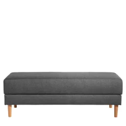 Wohnen Retro Möbel|Schlafsofas*Funktionelles Ecksofa in Dunkelgrau - Kalastania (zweiteilig)