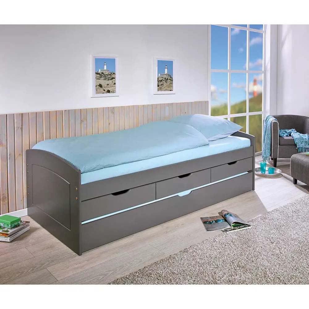 Wohnen Funktionsbett mit Ausziehbett & Schubladen - Lakeside