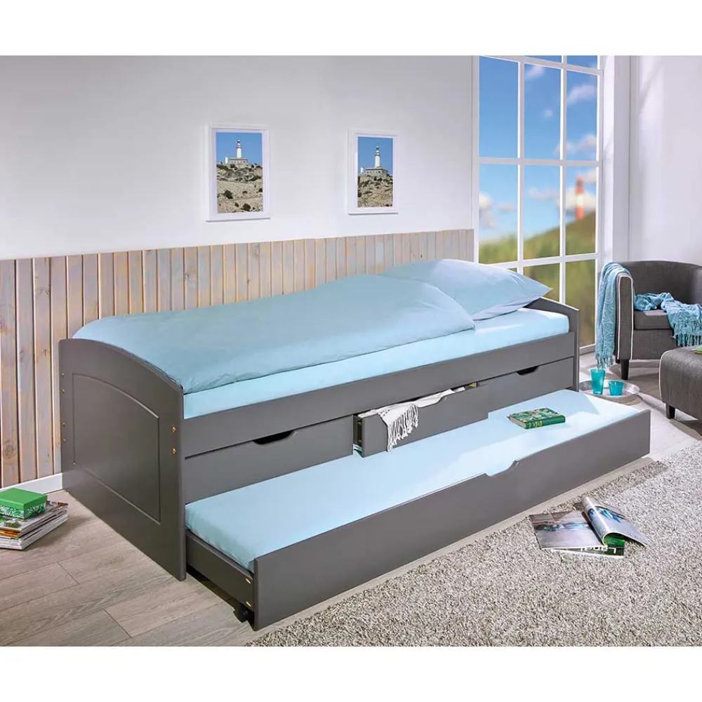 Wohnen Funktionsbett mit Ausziehbett & Schubladen - Lakeside