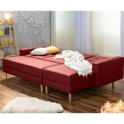 Wohnen Funktionsecke mit Hocker Set - Murcian (zweiteilig)