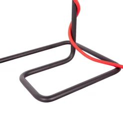 Wohnen Galgen Design Tischleuchte in Schwarz Rot - Lacuva