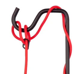 Wohnen Galgen Design Tischleuchte in Schwarz Rot - Lacuva