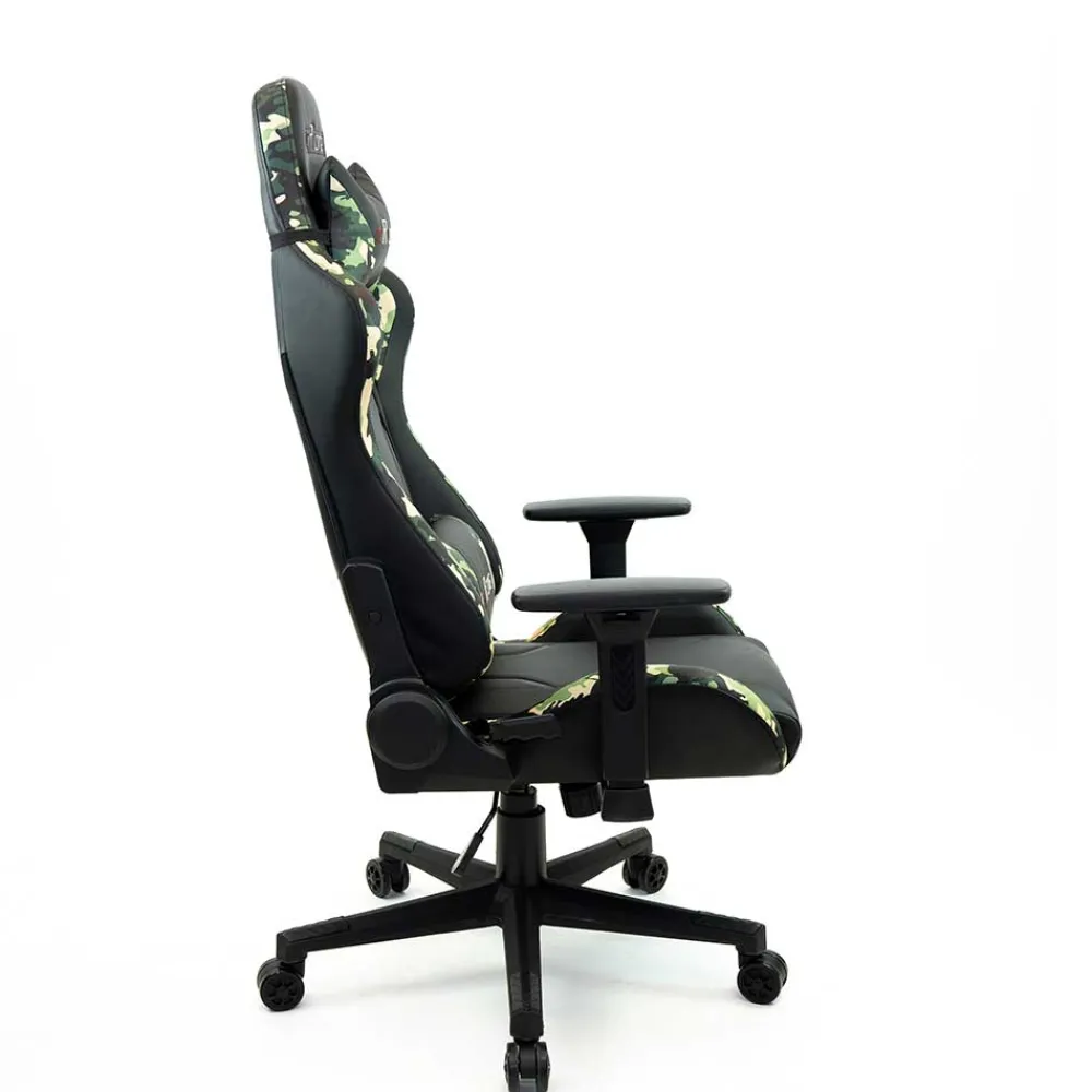 Wohnen Gamer Drehstuhl in Schwarz & Camouflage - Babeny