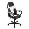 Wohnen Gaming Computerstuhl in Schwarz Weiß - Bajan