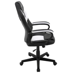 Wohnen Gaming Computerstuhl in Schwarz Weiß - Bajan