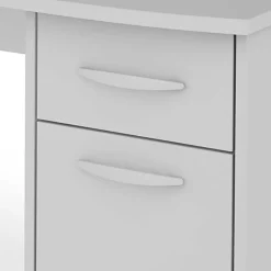 Wohnen Gaming PC Tisch in Weiß - 180x65 cm - Rotonda