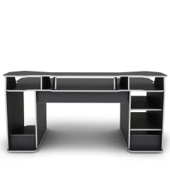 Wohnen Gaming-Computertisch in Anthrazit mit Weiß - Couras