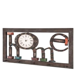 Wohnen Garderobe Litium mit Uhr und Haken