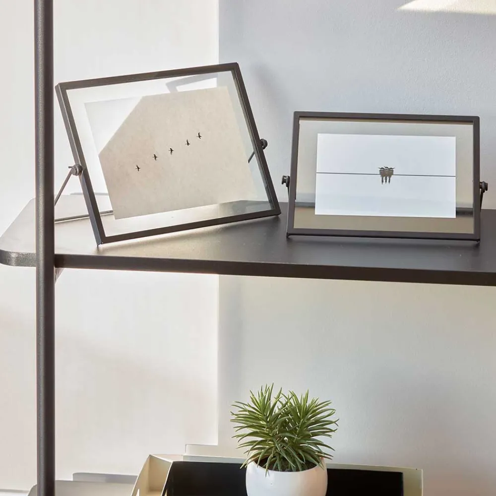 Wohnen Schwarze Möbel|Loft Möbel*Garderobe mit Schuhablage für die Wandmontage - Lakrym