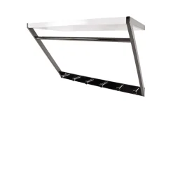 Wohnen Garderobe Novo in Schwarz Weiß