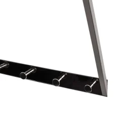 Wohnen Garderobe Novo in Schwarz Weiß