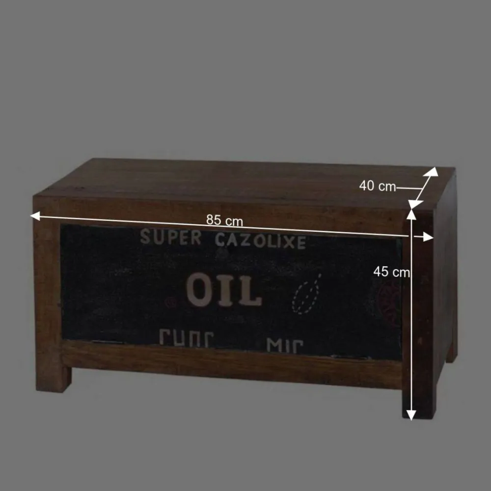 Wohnen Vintage Möbel|Diele Komplett*Garderoben Kombination Creek im Vintage Look (sechsteilig)