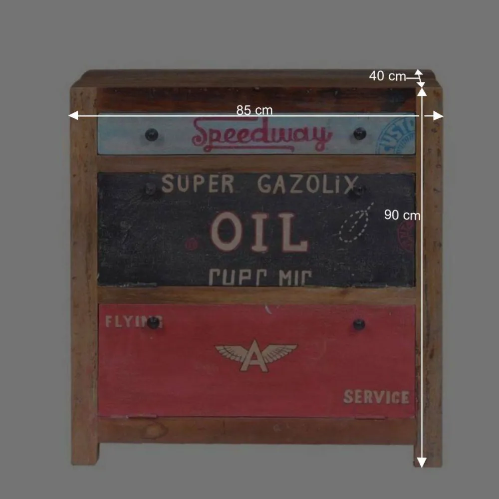 Wohnen Vintage Möbel|Diele Komplett*Garderoben Kombination Creek im Vintage Look (sechsteilig)