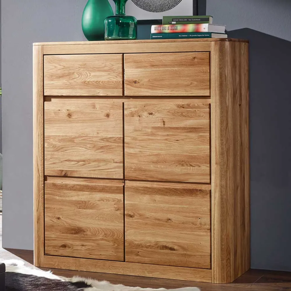 Wohnen Schuhschränke*Garderoben Schuhschrank Uvinessa aus Wildeiche Massivholz
