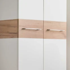 Wohnen Garderoben Set in Weiß & Eiche - Vicanossa (dreiteilig)