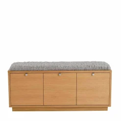 Wohnen Garderobenbank Helvana mit Eiche furniert